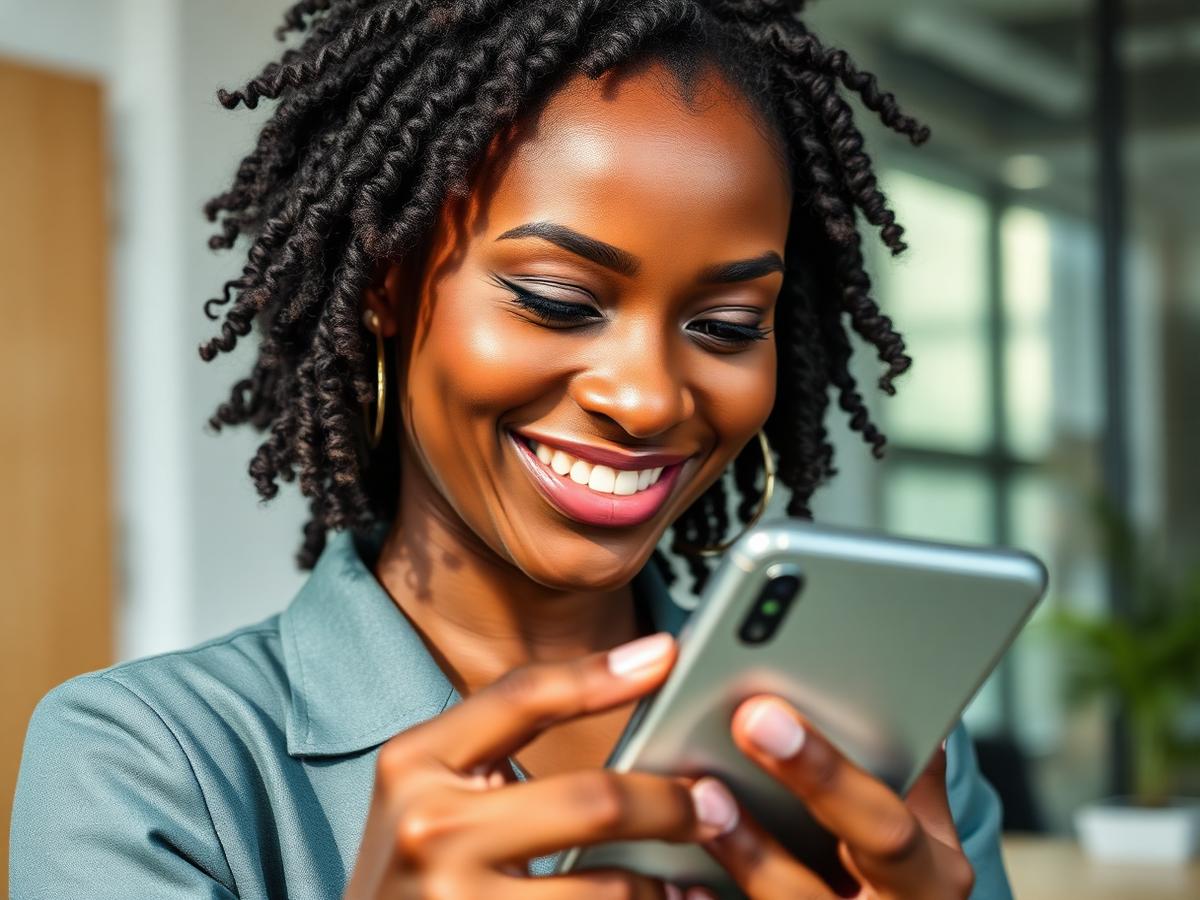 Cliente échangeant avec un agent IA sur WhatsApp